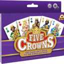 PlayMonster Five Crowns — The Game Isn't Over Until the Kings Go Wild! — 5 Suited Rummy-Style Card Game — For Ages 8+