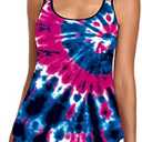 B2prity Tankini Swimsuits for Women Two Piece Bathing Suits Tummy Control Long Torso Tank Tops with Shorts, XL