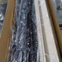 Zinus Upholstered Metal and Wood Box Spring, 4 Inch Mattress Foundation, Easy Assembly, Fabric Paneled Design, King, Grey