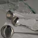 Berglander Wok Spatula Set, Stainless Steel Kitchen Cooking Utensils - 17" Wok Tools: Spatula, Ladle, Skimmer