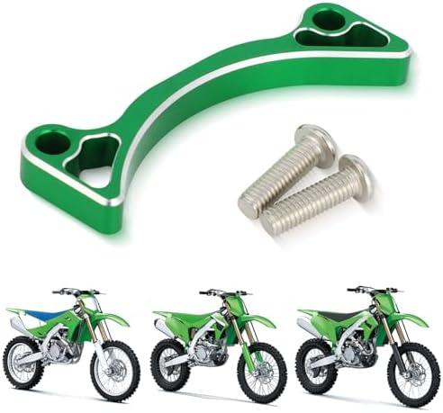 USTPO Motorcycle Case Saver Sprocket Cover Engine Chain Guard CNC for KX250 KX250X 2021-2024 KX450 2019-2024 KX450X 2022-2024 KX450SR 2022-2023 Dirt Pit Bike Green