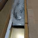 Brushed Gold Bathroom Light Fixtures 4-Light Crystal Vanity Lights