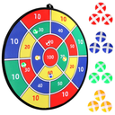 Dad Gifts from Daughter Son Kids Fathers Day dad Gifts 29" Large Dart Board for Kids, Double-Sided Kids Dart Board with Sticky Balls, Boys Toys, Indoor Sports & Outdoors Fun Party Play Games Toys
