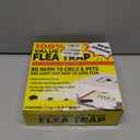 2 Pack Flea Traps for Inside Your Home, Flea Light Traps for Home Indoor with 4 Bulbs and 8 Sticky Discs, Bed Bug Trap Safe to Pets and Kids (White Grey)