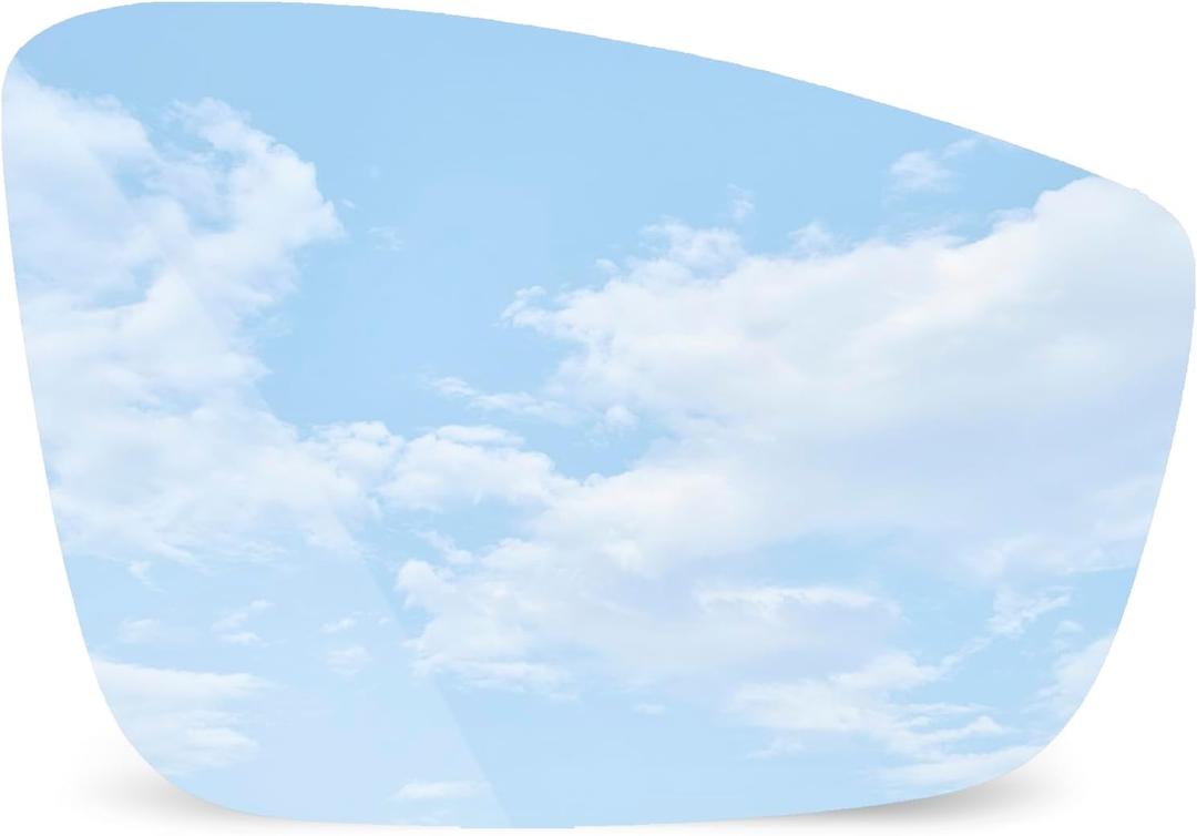 TOEMIRR Mirror Glass Passenger Right Side fit for 2011 2012 2013 2014 2015 2016 2017 2018 2019 Volkswagen Beetle Jetta Passat with Adhesive Convex No Backing Plate