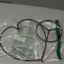 SGrace Ornament Display Stand Holder Home Wedding Decoration Rack for Hanging Glass Globe Air Plant Flower Pot Stand Iron Pothook Stand Terrarium Witch Ball (1, Big Heart)