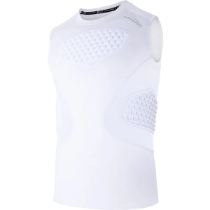 COOLOMG Youth Baseball Padded Shirt Kids Chest Protector Rib Heart Guard Sternum Protection for Football Softball Lacrosse Goalies, Size: S