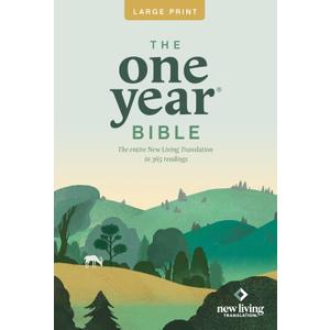 The One Year NLT Large Print Thinline Bible (Softcover) The Entire Bible in 365 Readings in the Clear and Trusted New Living Translation
