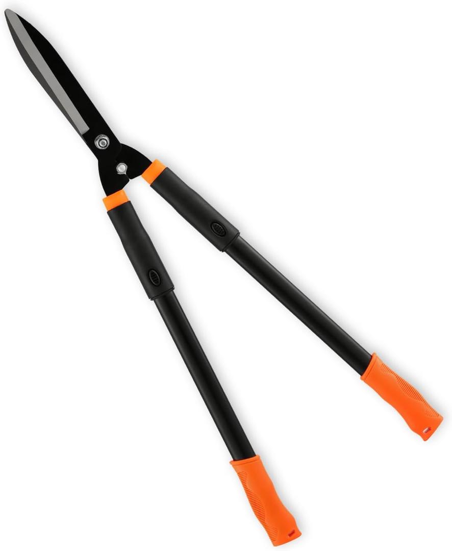 Bush Trimmer Hedge Shears 31-Inch Professional Hedge Clippers for Gardening with Sharp Blades, Suitable for Shrubs Hedges Borders