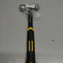 Ball Peen Hammer 16 oz, Drop Forged One Piece Ball Pein Hammer, Metalworking Tool with Forged Steel Construction & Shock Absorbing Grip