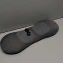 3 in 1 Upadate Rechargeable Electric Lumbar Support Pillow with Adjustable Height for Bed and Chair,Back Massager with Heat,Back Massager for Pain Relief Deep Tissue,Waist Wedge Bolster (Black)