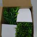 Der Rose 2 Pack Fake Plants Mini Artificial Greenery Potted Plants for Home Decor Indoor Office Table Room Farmhouse