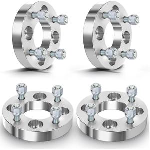 ECCPP 4PCS 1 inch Conversion Wheel Adapters 4 Lug change bolt pattern from 4x100mm to 4x108mm 12x1.5 Studs fits for 1993-2002 for Toyota Corolla 2000-2005 for Toyota Echo 2007-2011 for Toyota Yaris