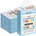 Gilprop 24 Pcs Occupational Therapy Month Gifts Bags OT Thank You Gifts Bulk Occupational Therapist Party Favors Bags for Employee Coworker Staff Doctor Office Birthday Retirement