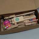 Akargol Handmade Wooden Fencing Puppets - XLarge 2025 New Sword Duel Game Best Family Board Games for Christmas 2-Player Wooden Robot Battle Balloon Game, Whack a Balloon Party Games for 2 Players