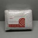 LEAONME Velvet Quilt Set Full/Queen Size 90''x98'', Lightweight White Velvet Comforter Set with 2 Matching Shams, Soft Cross Stitch Bedspread Coverlet Bedding Set for All Season