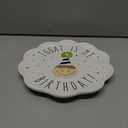 Mud Pie Birthday Boy Celebration Candle Plate, 8 x 8