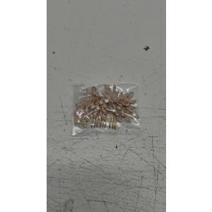 Gold Rhinestone Bridal Hair Comb Pearl Hair Accessory for Women