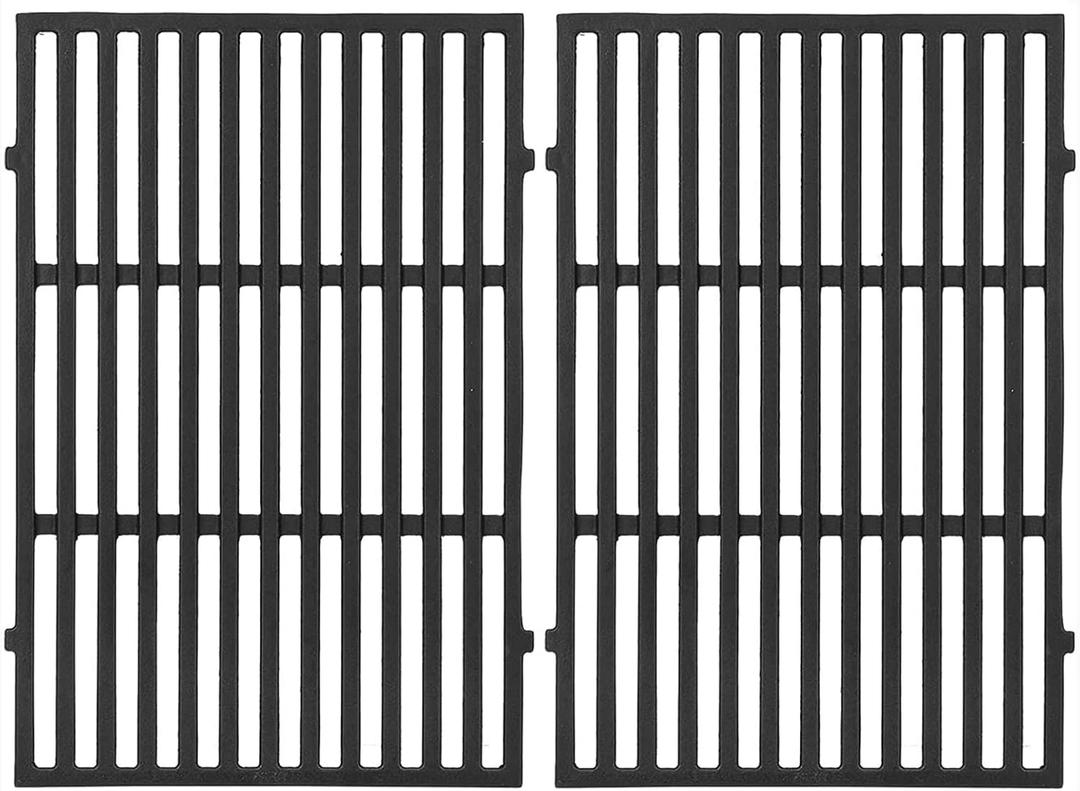 7638 Cast Iron Cooking Grid Grate for Weber Spirit E-310 E-320 S-310 300 series Spirit II E-310 SP320 Spirit 700 Genesis Silver B/C, Genesis Gold B/C 46510001 47510001 45010001 49010001(2 Pack)