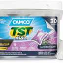 Camco TST MAX RV Toilet Treatment Drop-INs - Control Unwanted Odors and Break Down Waste and Tissue - Septic Tank Safe - Lavender Scent - 30-pack (41553)