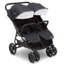 Jeep Destination Ultralight Side x Side Double Stroller, Midnight, Manufacturing Date: 2025/07