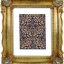 SIMON'S SHOP Vintage Gold Picture Frame 8x10 for Wall and Tabletop, Ornate 8x10 Picture Frames with Mat for 5x7 Image, Antique Photo Frames with Glass Cover