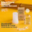 Vital Green Thai Crystal Potassium Alum Deodorant, Unscented, 60g, 1pk