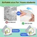 15 Pcs Small Mirrors for Kids Unbreakable Shatter Proof Mirror 4.8 x 4.8 Inches Round Plastic Safe Shatter Proof Mirrors for School Classroom Bathroom DIY Crafts (Bright Colors)
