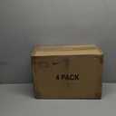 4 Tier Plastic Storage Bins with Lid 28QT - Stackable Storage Containers with Wheels, Folding Storage Boxes, Collapsible Storage Bins, Organizers and Storage (Whita)