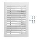 Nexarelle Aluminum Air Vent Cover 18"x10" Openings: 15.6"x7.7" White