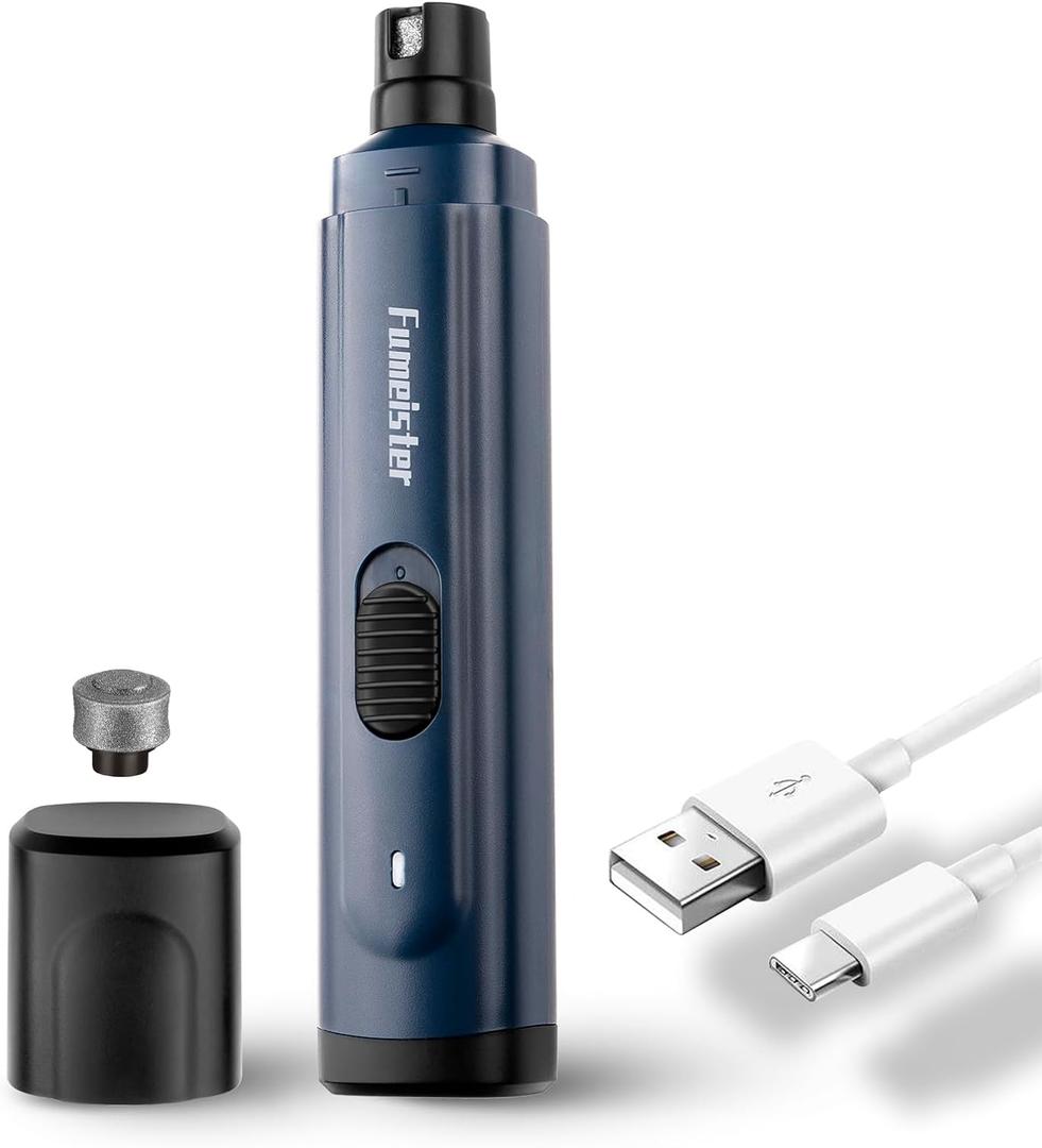 Pet Nail Grinder for Dogs - Quiet 2-Speed Type-C Rechargeable Dog Nail Trimmer, Low Noise Paw Grooming for Dogs & Cats (Blue)