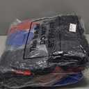 Liitrsh 120 Pcs Homeless Care Package Supplies Bulk Winter Beanie Hat Gloves Socks Scarves Polyester Drawstring Bags for Men (Black)