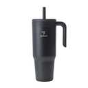 REDUCE Chiller Vacuum Insulated 40 oz Tumbler with Spill-Proof Silicone Straw - Sustainable Tritan Lid with Water Intake Markers - Soft Sit Base Travel Mug - Dishwasher Safe - Phantom