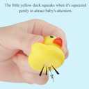 GliSun 60 PCS Rubber Ducks Bath Toys Mini Ducks Float and Fun Squeak for Kids Bath Toy Shower Decorations Birthday Party Carnival Game Gift