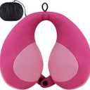 INFANZIA Kids Chin Supporting Travel Neck Pillow, Helps Support Head and Neck, Comfortably Designed for Head, Neck, and Chin Support - Gifts for Toddler/Child/Kids, Pink, Child-Size