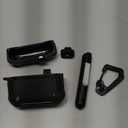 RFUNGUANGO AirPods Pro 3 Case, Compatible with Apple AirPods Pro 3rd Generation(2025) Protective Case with Phone Holder & Cleaning Kit, Magnetic Automatic Lock, Compatible with Magsafe, Black