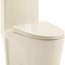 Swiss Madison Well Made Forever SM-1T254BQ, St. Tropez One Piece Elongated Toilet Dual Vortex Flush 1.1/1.6 gpf in Bisque
