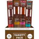 etta says! Yumm Sticks - Real Meat Jerky Dog Jerky Treats - Beef, Chicken, Pork, and Turkey Variety Pack - Human Grade - Made in The USA (12 Count Pack of 1) By 07/12/2027