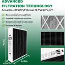 2 PACK 20x25x5 Air Filter, X6675 MERV 16 Carbon-Infused Air Filter Compatible with Lennox X6675 and Lenxox HCC20-28 Furnace HVAC System, Replaces Part # HCF20-16, HCF20-10