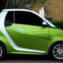 Didiseaon Easter Bunny Ears Nose Car Decor: Rabbit Ears Car Antenna Topper, Outdoor Easter Decorations for Auto Vehicles Christmas Party Exterior Accessories