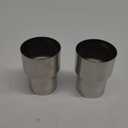 SSN Exhaust Pipe Reducer Component Adapter 3 Inch OD to 3.5 Inch OD Polished 304 Stainless Steel Universal OD 3" to OD 3.5" Exhaust Pipe Reducer Adapter 4 Inch Length-Pair