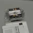 BESTTEN 2 Pack Combination Toggle Light Switch and Duplex Receptacle Outlet, Single Pole Toggle Wall Switch, Grounded Outlet, Combo Style, 15 Amp, Wallplate Included, UL Listed, White