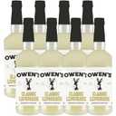 Owen's Classic Lemonade, Premium Cocktail Mixer Made with Real Fresh Lemon Juice - 750ml Bottle (8 Pack)