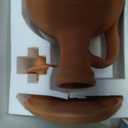 Hakan Anadolu Natural Clay Water Pitcher Set | Unglazed Terracotta Water Carafe & Plate | Traditional Small Mud Jug | Pottery Jar for Drinking Water (Large - 106 oz)