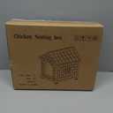 Nesting Boxes for Chicken, Plastic Compartment Chicken Nesting Boxes Coop for Laying Eggs for Hens, Ducks and Poultry