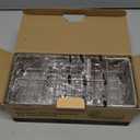 Consuemst Sponge Holder for Kitchen Sink - Auto Draining Sink Caddy Organizer with Detachable Rack, High Brush Holder, Kitchen Countertop Storage Accessories, Silver