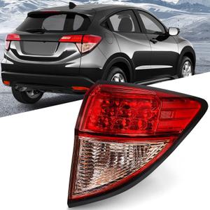 Huray Outer Tail Light for Honda HRV 2016 2017 2018 Taillight Assembly Brake Lamp Replacement HO2805109 Passenger Side (Right)