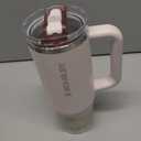 STANLEY Quencher ProTour Flip Straw Tumbler with Leakproof Lid | Built-In Straw & Handle | Cupholder Compatible for Travel | Insulated Stainless Steel Cup | BPA-Free (30 Ounces, Rose Quartz)