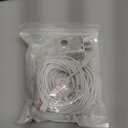 25FT Power Cord Compatible with Ring Spotlight Cam Pro(Battery), Stick Up Cam Battery, Plug-in/Stick up Cam Pro/RingTilt Indoor Cam,10W Ring Cable with Light DC Port & Type C Port (White-10W)