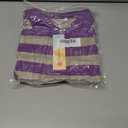 Womens Striped Polo T-Shirts Oversized Short Sleeve Top Cotton Color Block Loose Basic Tee Casual Tunics Summer Spring Tops (S)